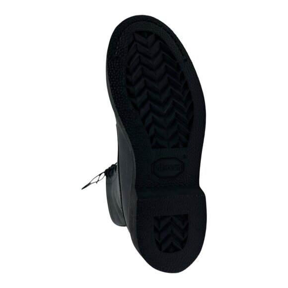 Vtg Addison Military Men Black Sz 5 Boots 581032 USA New Punk Grunge Police Tag - Picture 6 of 14